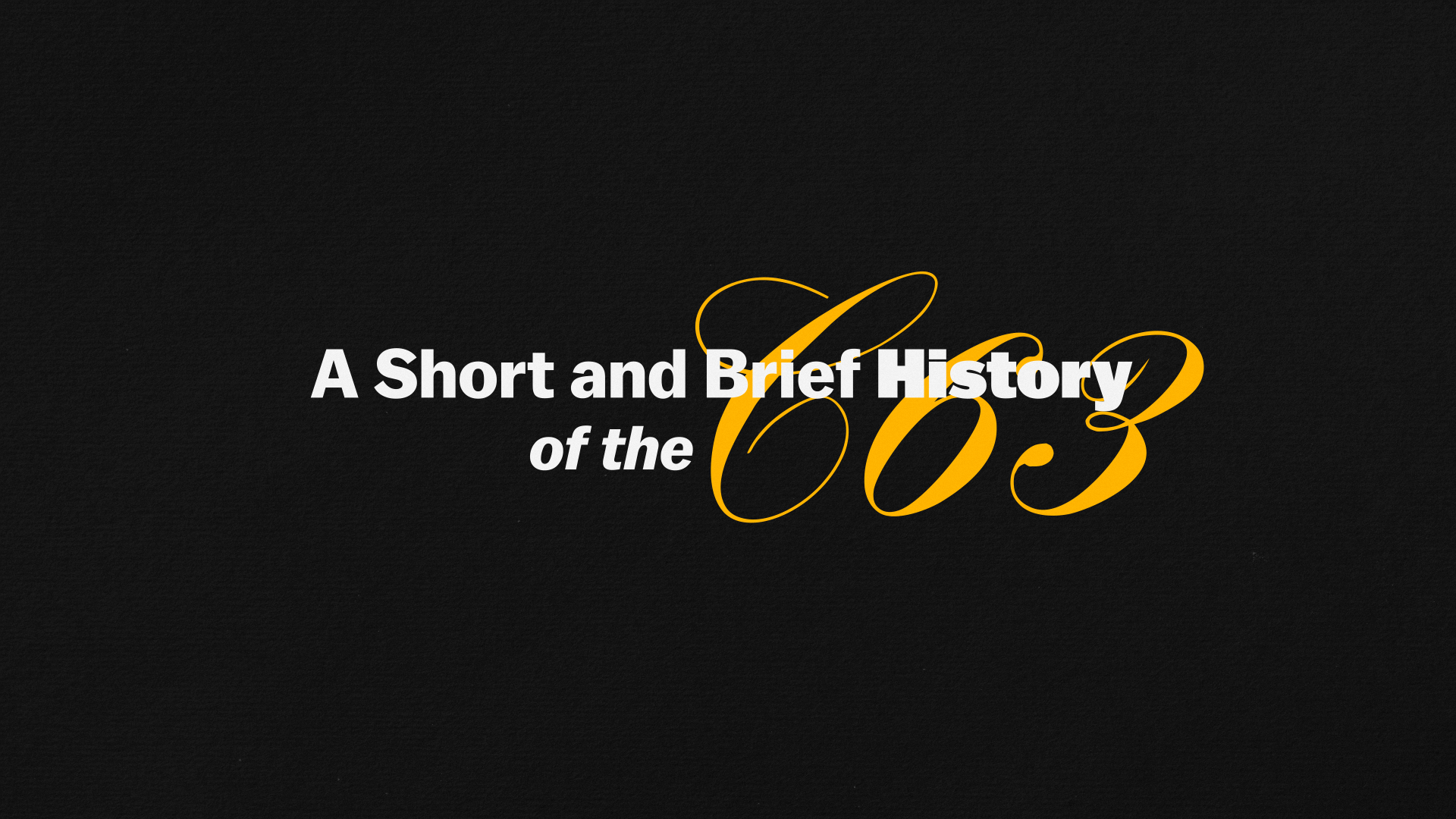 My showreel image
